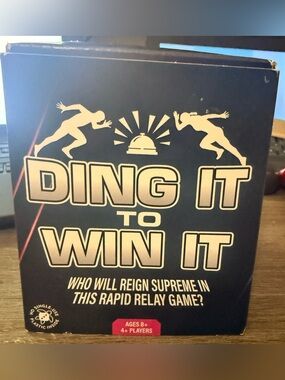 Professor Puzzle "Ding It To Win It" Card Board Action Play Game